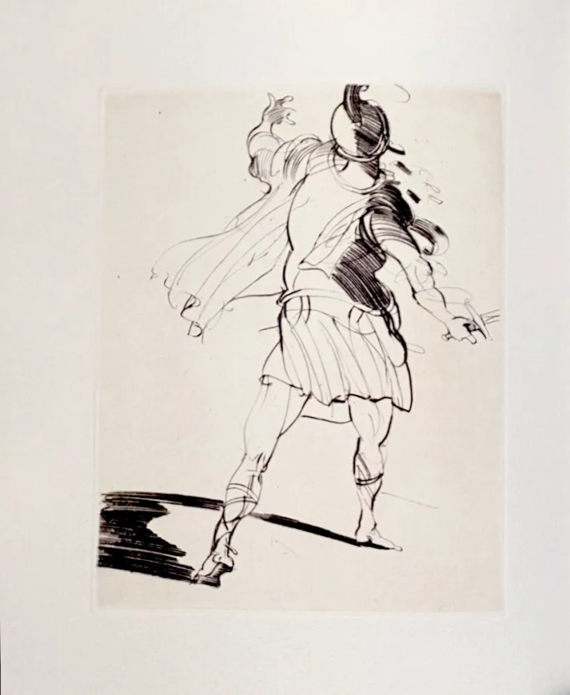 Kaltnadelradierung Weisbuch - Horace