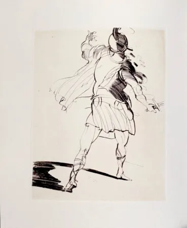 Kaltnadelradierung Weisbuch - Horace