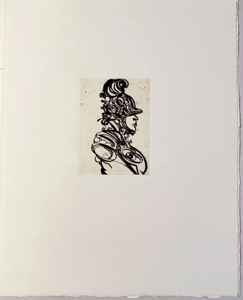 Kaltnadelradierung Weisbuch - Horace