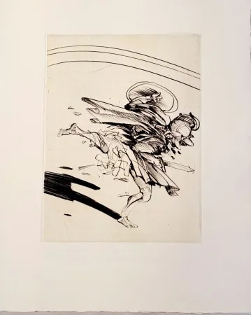 Kaltnadelradierung Weisbuch - Horace