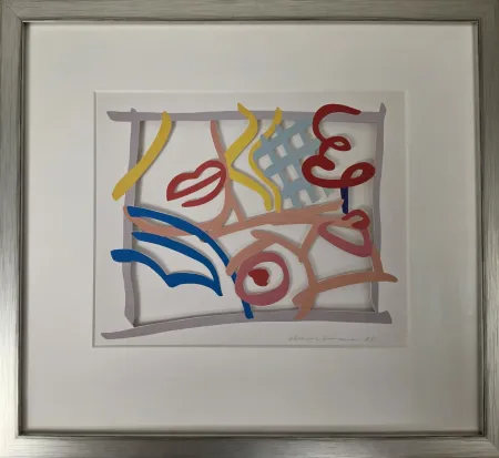Offset Wesselmann - Bedroom Blonde. Cut Out. Invitation