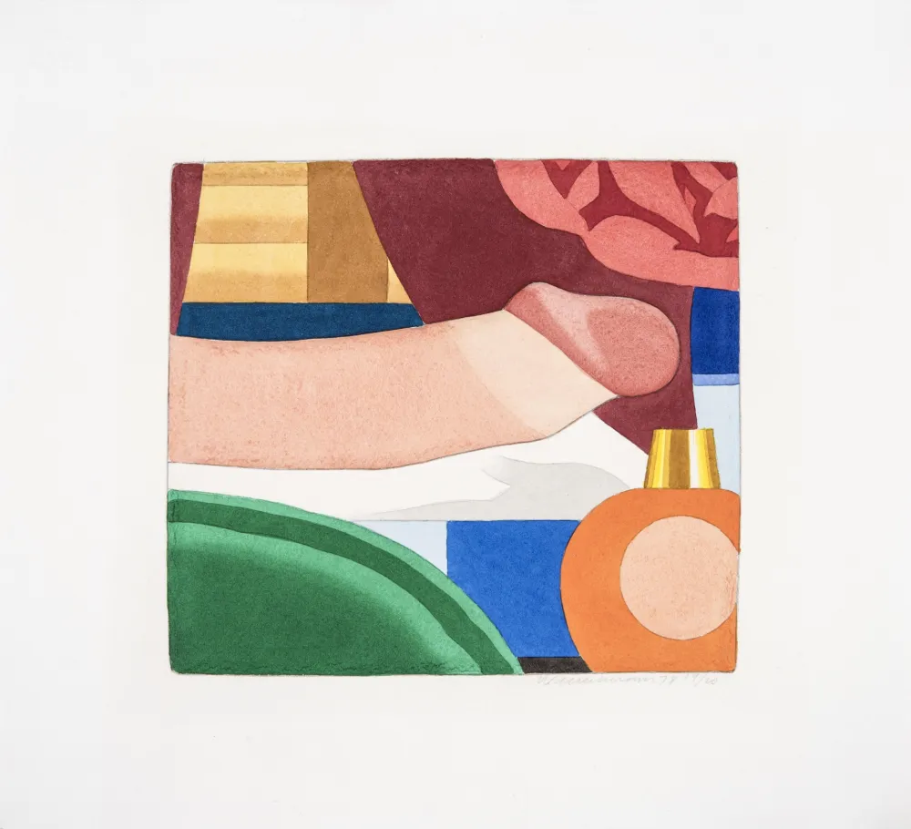 Siebdruck Wesselmann - Bedroom Penis
