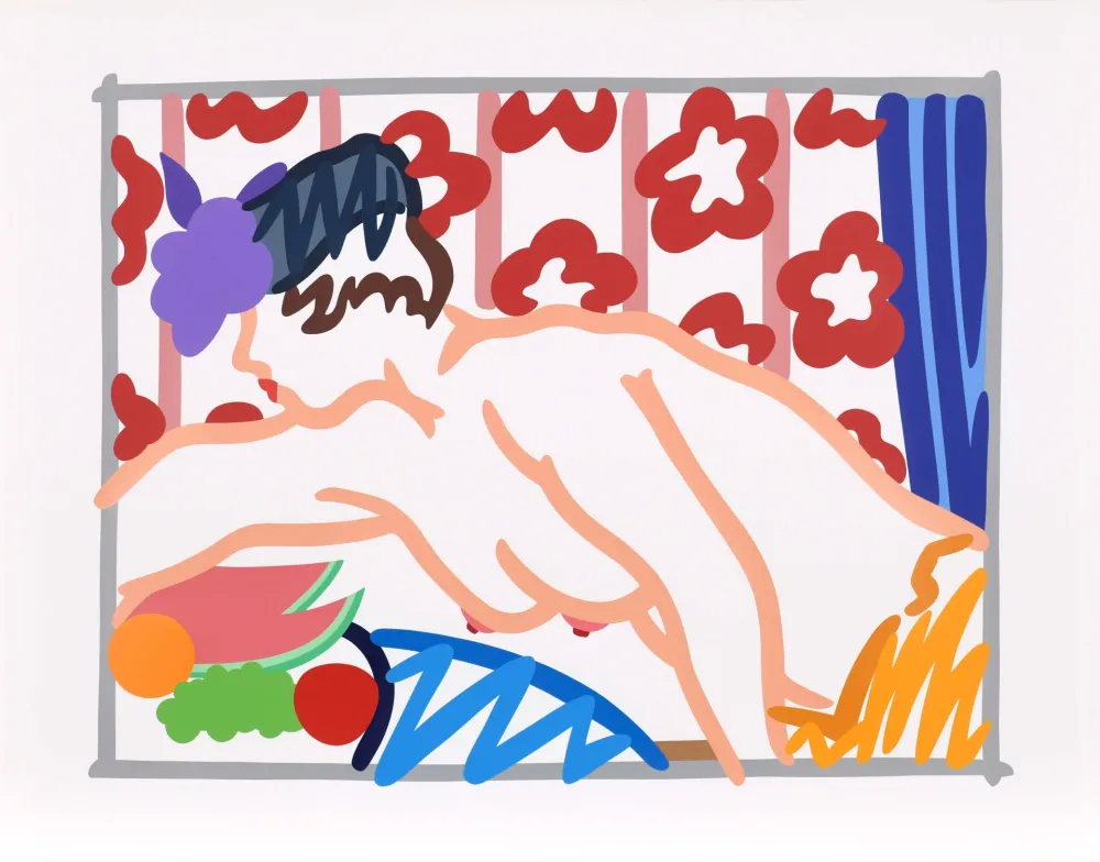 Siebdruck Wesselmann - Judy Reaching Over Table