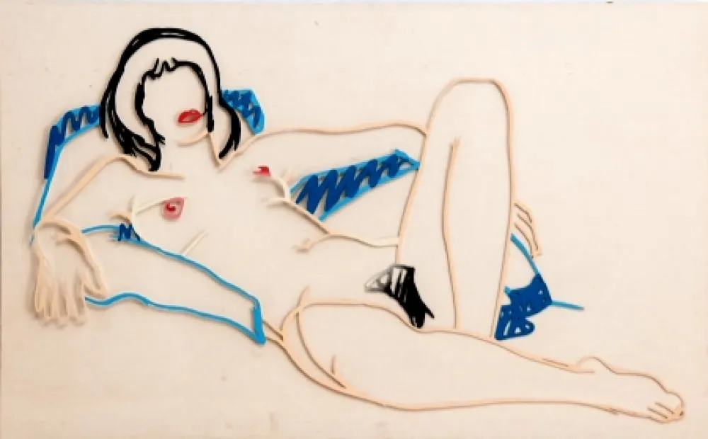 Keine Technische Wesselmann - Monica Lying on Blanket
