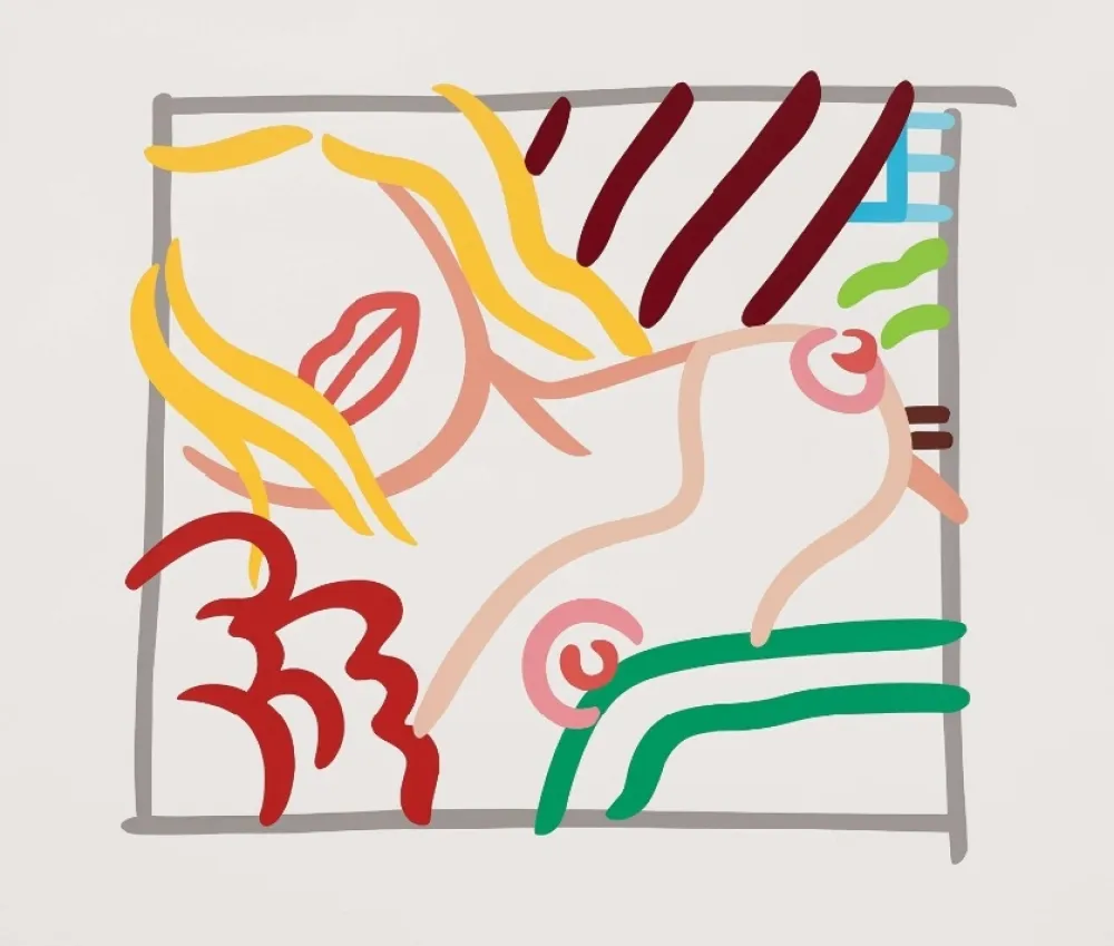 Siebdruck Wesselmann - New Bedroom Blonde Doodle