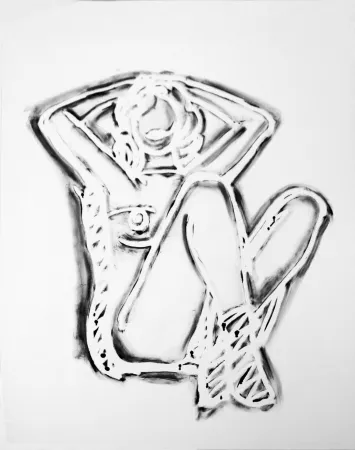 Siebdruck Wesselmann - ROSEMARY SITTING STRAIGHT UP