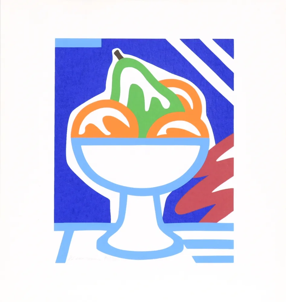 Siebdruck Wesselmann - Still Life with Pear and Oranges