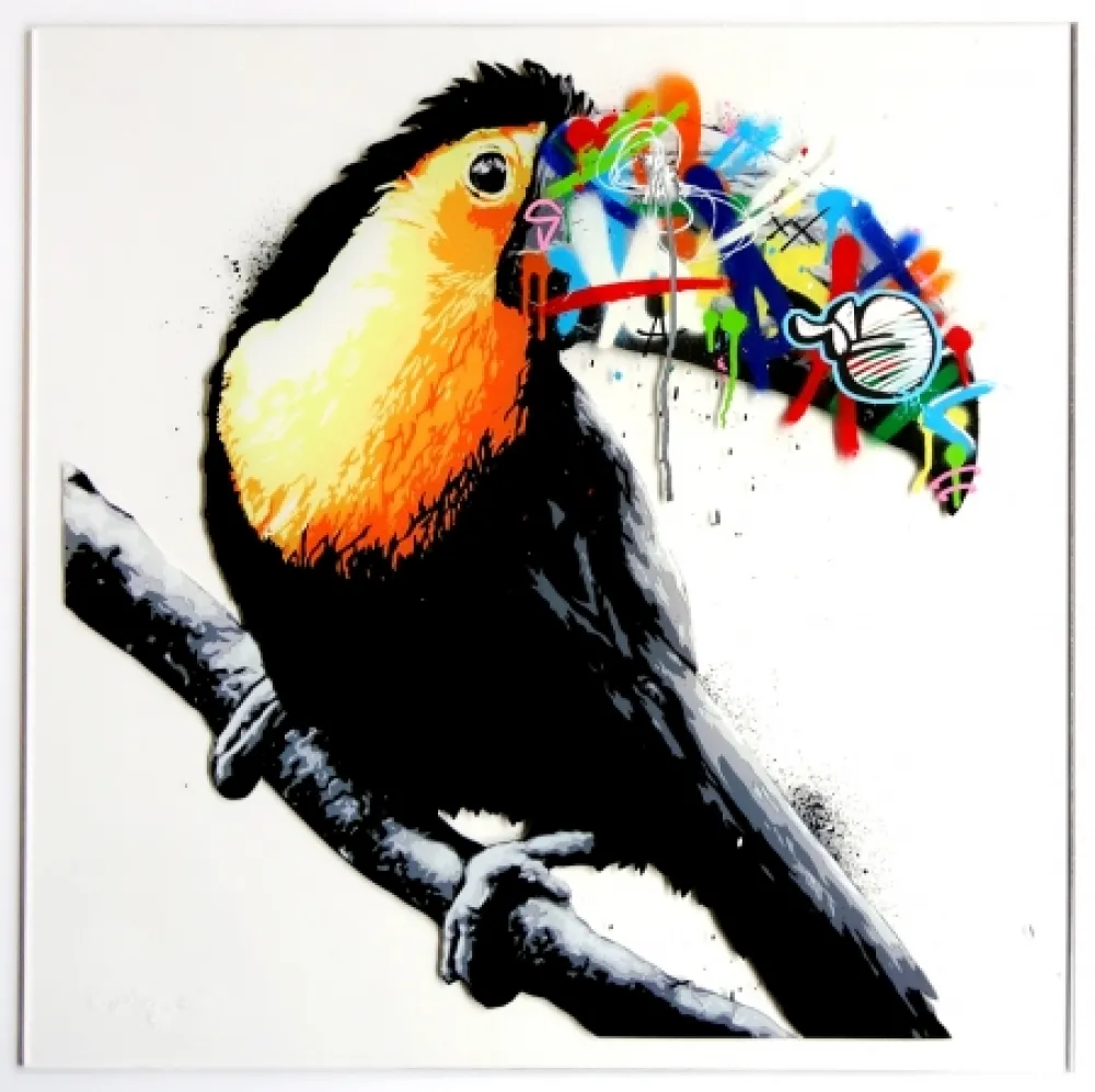 Siebdruck Whatson - Toucan (acrylic)