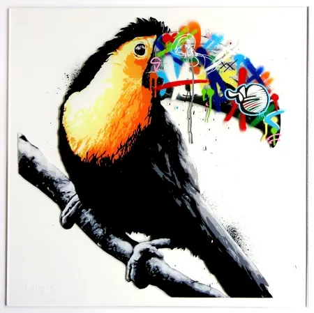 Siebdruck Whatson - Toucan (acrylic)