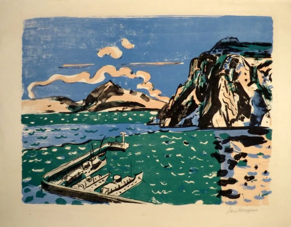 Keine Technische Wiegers  - (Steilküste mit Hafen)