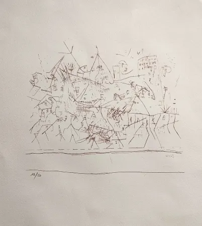 Lithographie Wols - Untitled