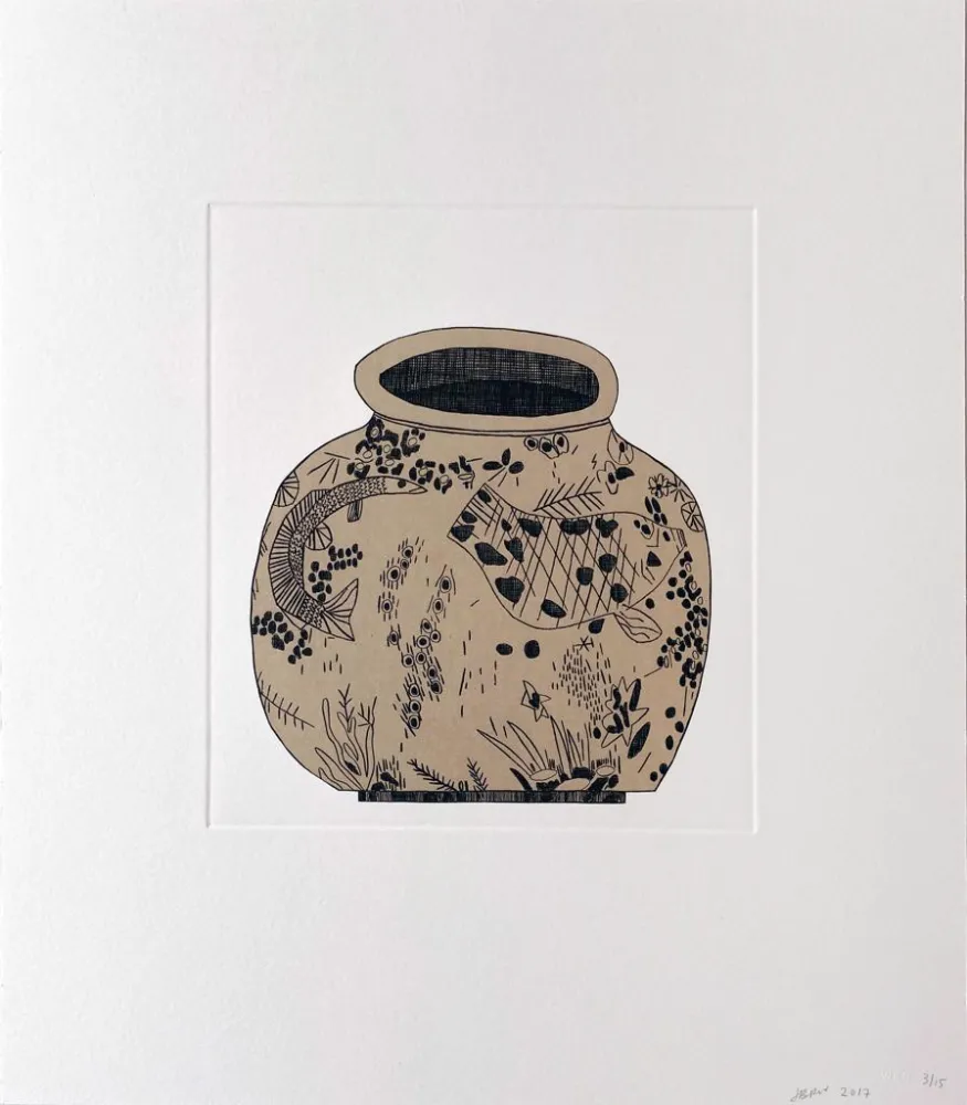 Stich Wood - Untitled (1) from 8 Pots