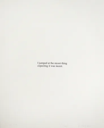 Siebdruck Wool - I Jumped A