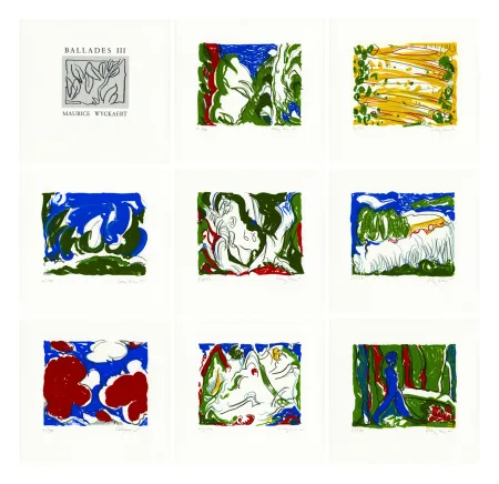 Lithographie Wyckaert - Balades III (complete portfolio)