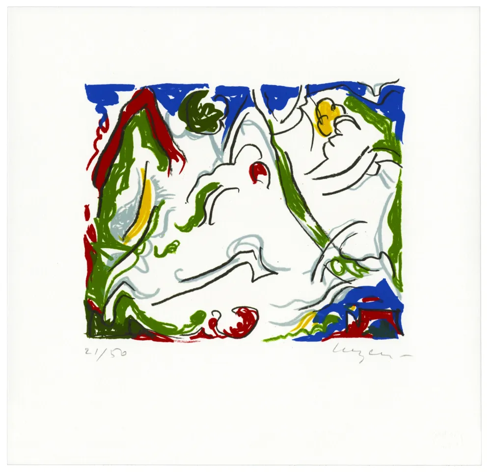 Lithographie Wyckaert - Balades III.7