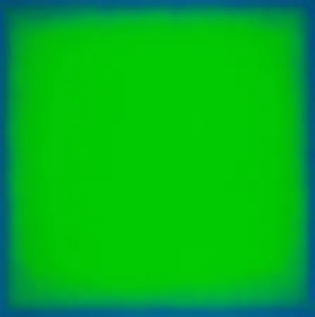 Siebdruck Yturralde - Postludio IV (Green and Blue)