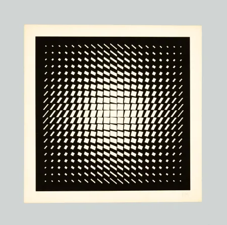 Siebdruck Yvaral - Composition