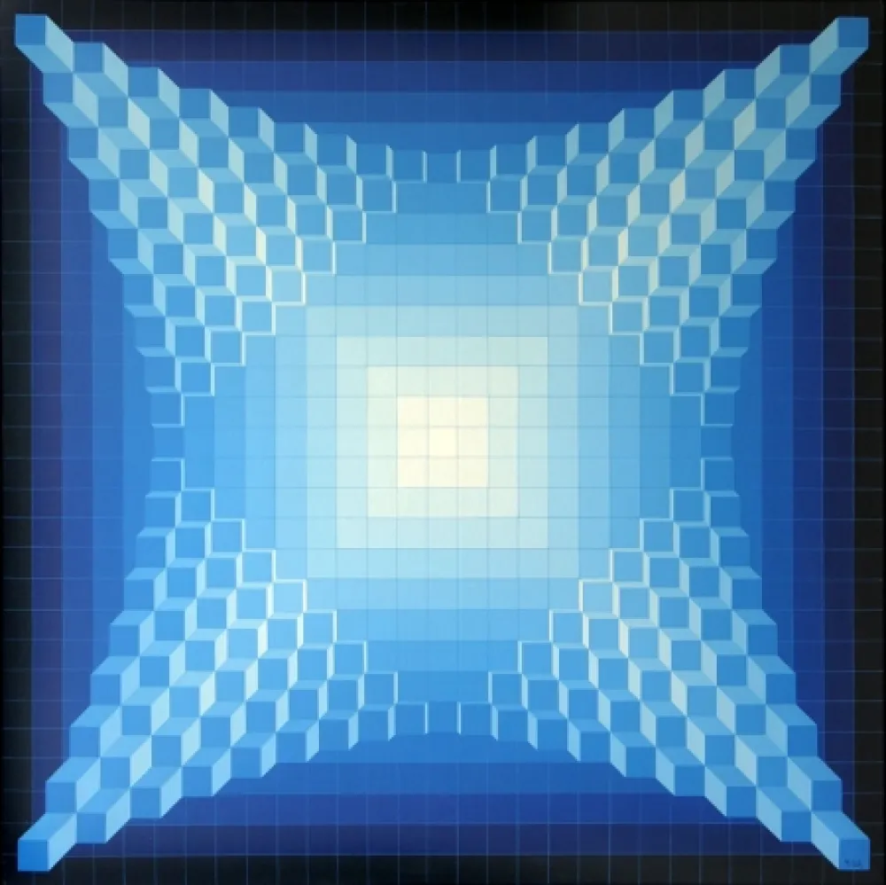 Keine Technische Yvaral - Structure Cubique Quadri B