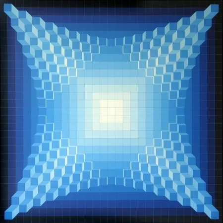 Keine Technische Yvaral - Structure Cubique Quadri B