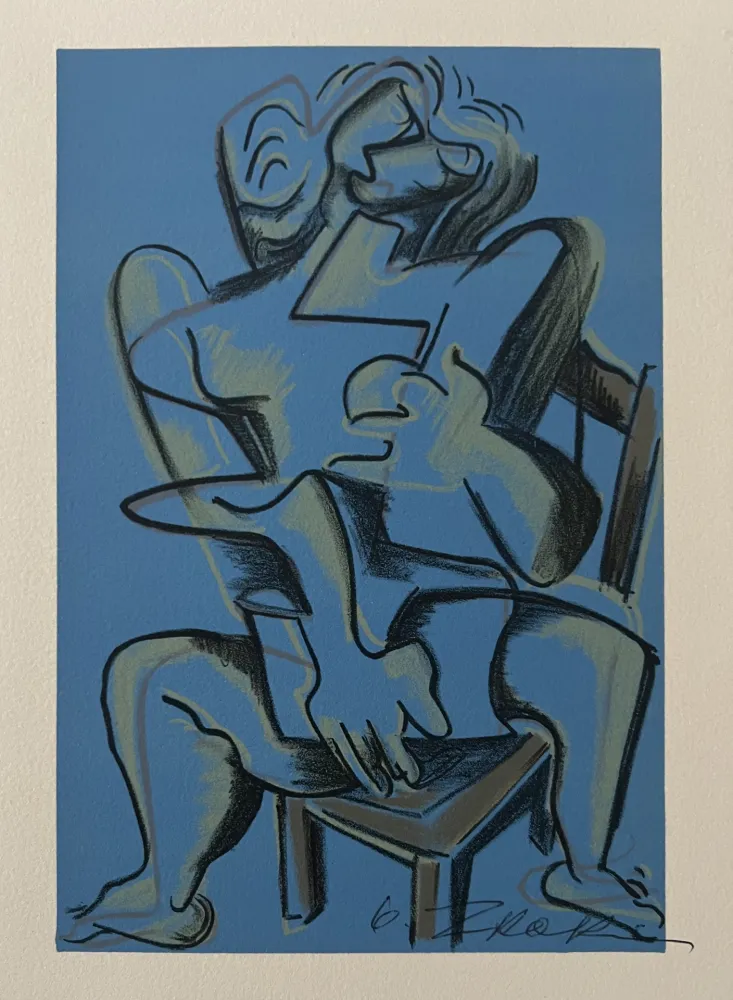 Lithographie Zadkine - Lithographie Les Travaux d'Hercule