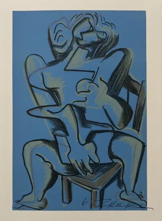 Lithographie Zadkine - Lithographie Les Travaux d'Hercule