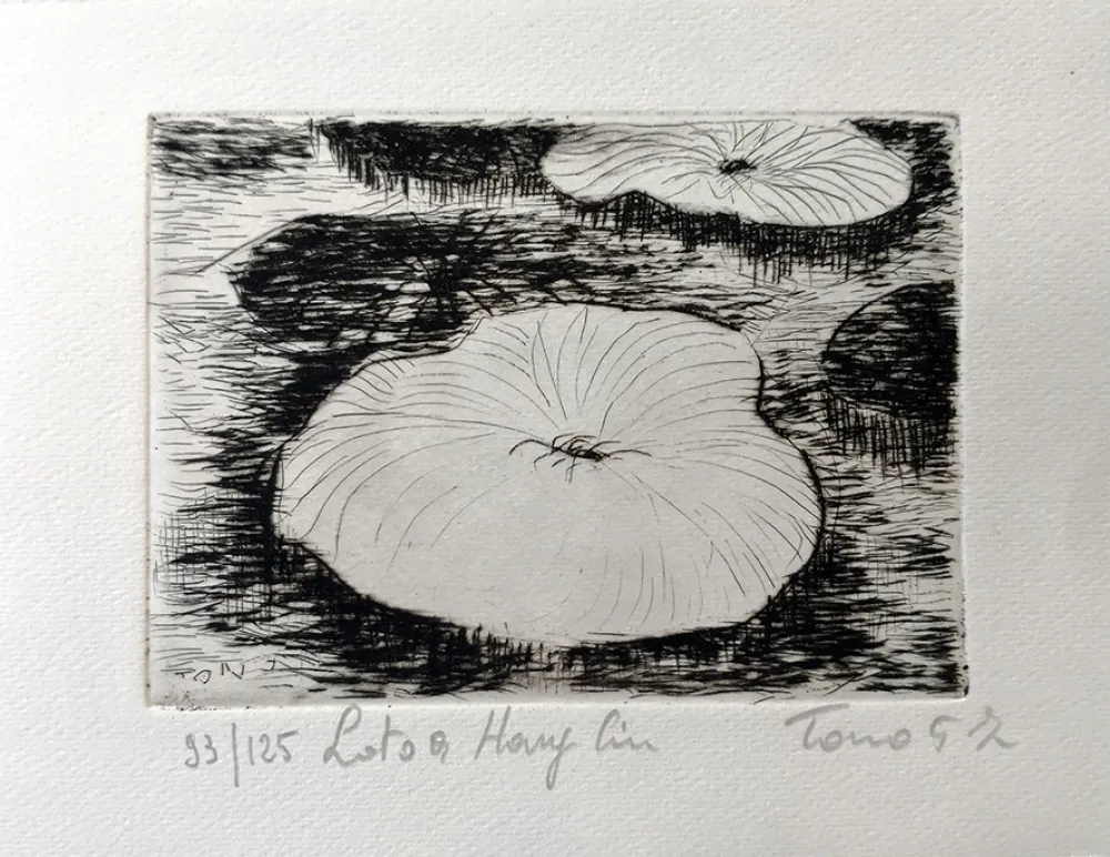 Radierung Zancanaro - Loto a Hang-Cin