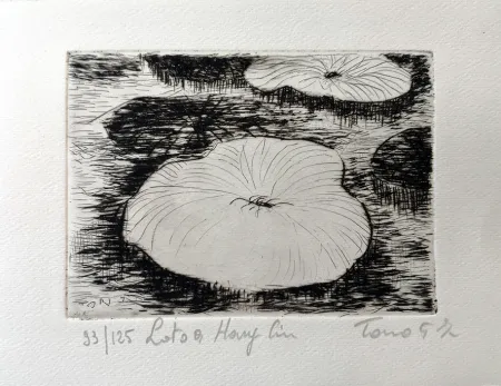 Radierung Zancanaro - Loto a Hang-Cin