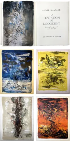 Illustriertes Buch Zao - André Malraux : LA TENTATION DE L'OCCIDENT. Exemplaire avec 20 LITHOGRAPHIES SIGNÉES PAR ZAO WOU-KI [1962]