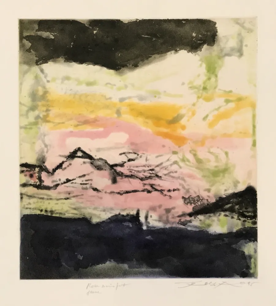 Radierung Und Aquatinta Zao - Annonciation and Moments (386)