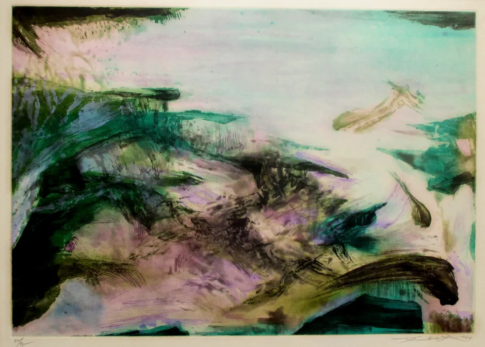 Aquatinta Zao - Aquatint 252