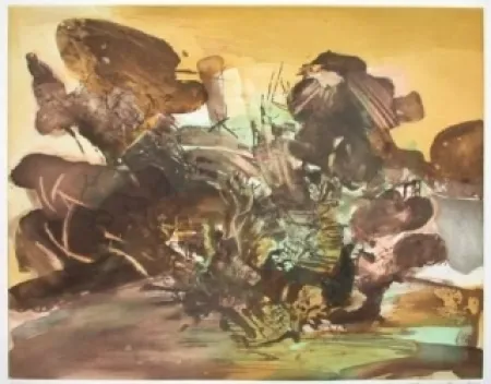 Radierung Und Aquatinta Zao - Composition 262