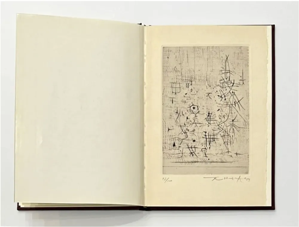 Illustriertes Buch Zao - Composition - Gravure signée