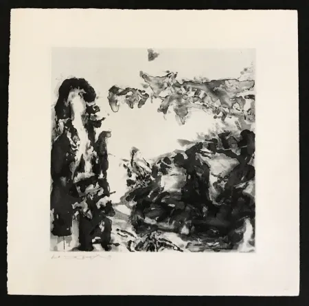 Radierung Und Aquatinta Zao - Éloge des choses extrêmement légères (363)