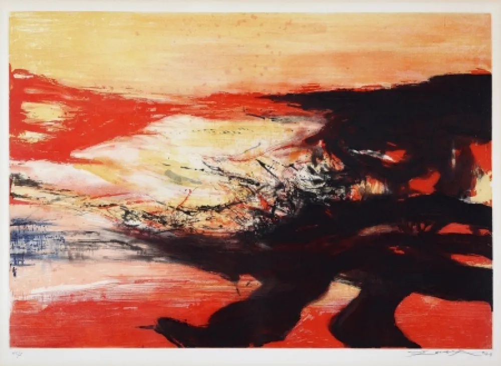 Radierung Und Aquatinta Zao - Etching with Aquatinte 