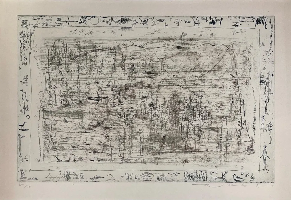 Radierung Zao - Flore et faune 