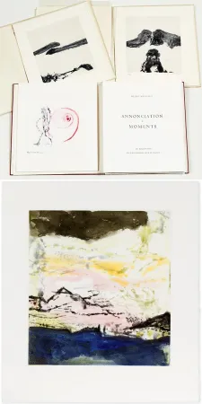 Illustriertes Buch Zao - Henri Michaux : ANNONCIATION. MOMENTS. 7 eaux-fortes et aquatintes à pleine page de Zao Wou-Ki (1996)
