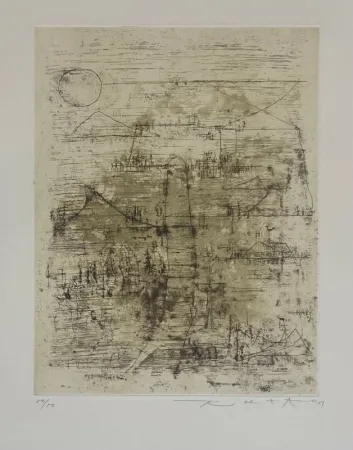 Radierung Zao - L'Escalier 