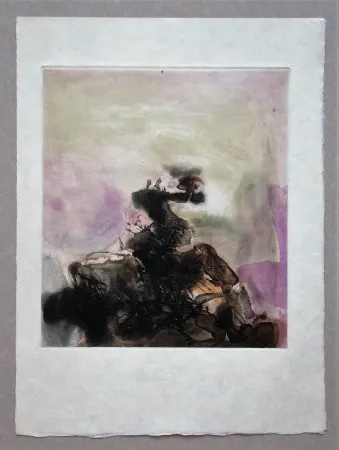 Radierung Zao - L'Étang