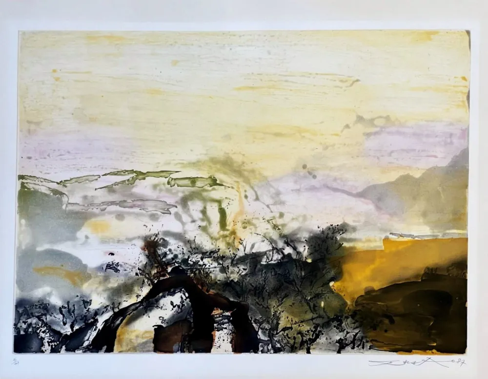 Radierung Und Aquatinta Zao - Sans titre 