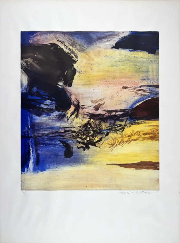 Radierung Und Aquatinta Zao - Sans titre