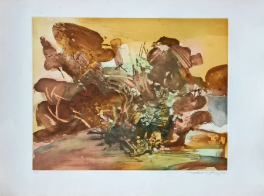 Radierung Und Aquatinta Zao - Sans titre