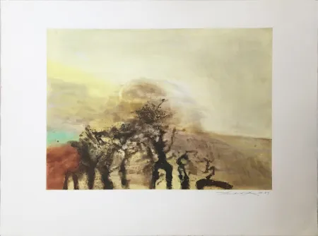 Aquatinta Zao - Sans titre