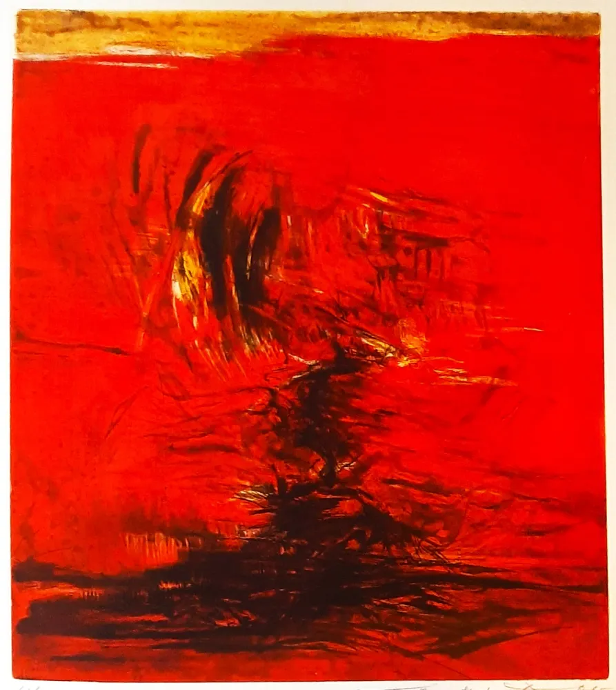Radierung Und Aquatinta Zao - Untitled