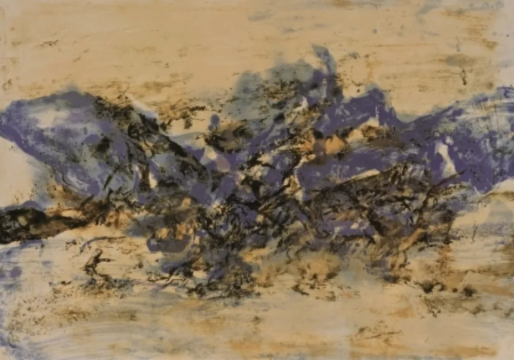 Lithographie Zao - Untitled (A. 390)