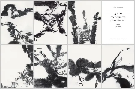 Radierung Und Aquatinta Zao - Vingt-quatre premiers sonnets de Shakespeare dans la traduction de Yves Bonnefoy