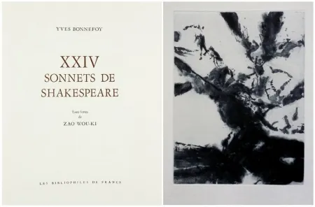 Radierung Und Aquatinta Zao - XXIV SONNETS DE SHAKESPEARE