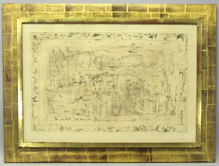 Stich Zao - Zao Wou-Ki 趙無極 (1920–2013) – Flore et Faune – Etching on paper – 1951