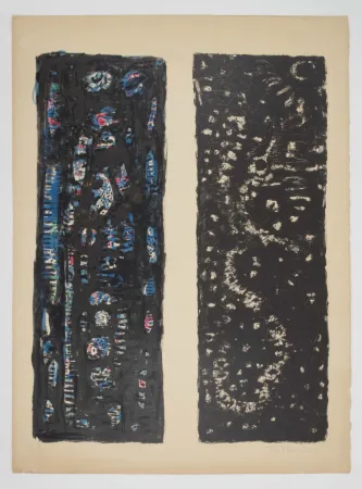 Keine Technische Zeid - [Lithographie rehaussée à l'aquarelle. - Watercolor enhanced lithograph].