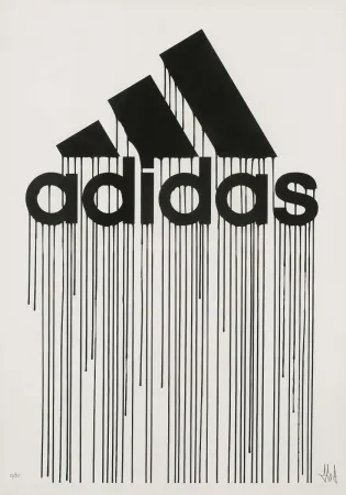 Siebdruck Zevs - Liquidated Adidas