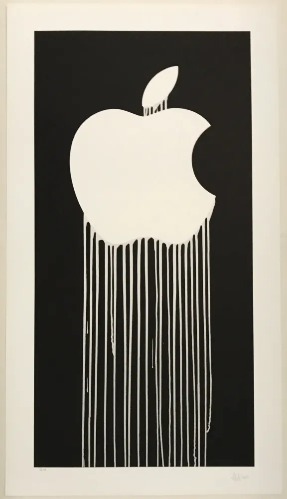 Siebdruck Zevs - Liquidated Apple